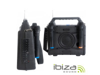 Ibiza  Coluna Amplificada c/ Ecrã USB/BT/SD/AUX